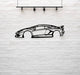 Décoration murale Lamborghini en métal